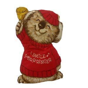 Vintage Hallmark Shirt Tales Koala Smile Bringer Red T Shirt Pillow Plush